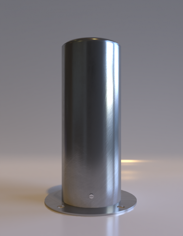 in Dome Top Surface Mount Bollard