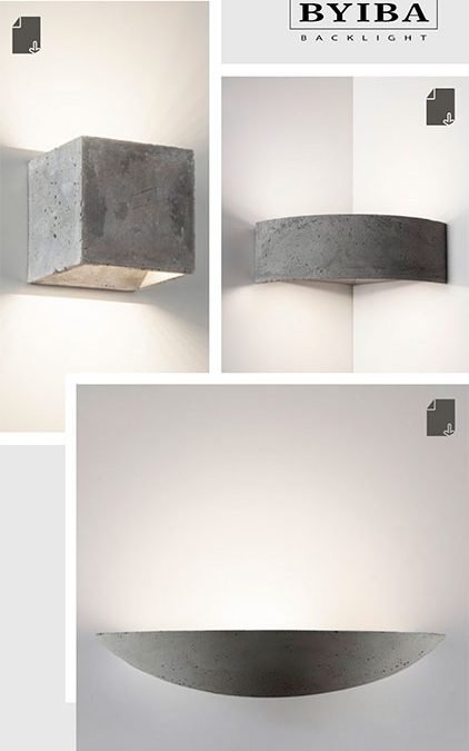 CONCRETE COLLECTION of Wall Lights